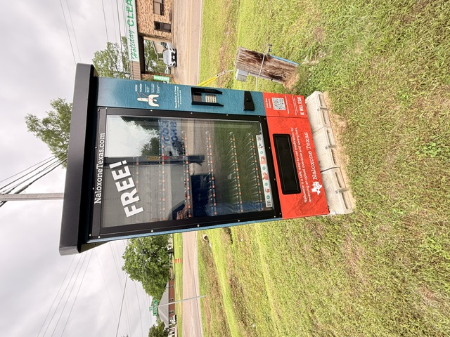 Naloxone Vending Machine at Smokin Joker Corner
