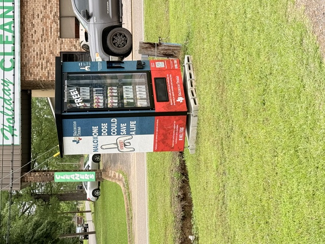 Naloxone Vending Machine at Smokin Joker Corner