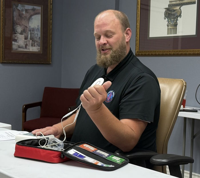 CPR Staff Training at Randy Sams Outreach Shelter in Texarkana CPR Staff Training at Randy Sams Outreach Shelter in Texarkana