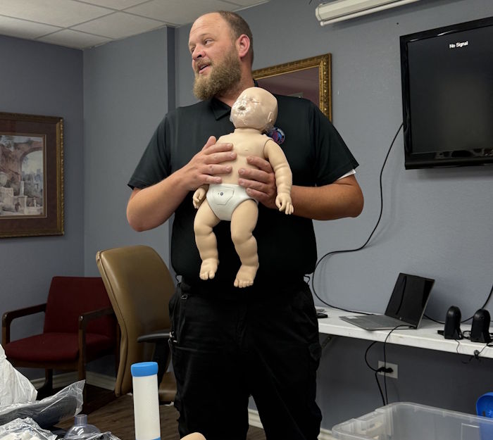 CPR Staff Training at Randy Sams Outreach Shelter in Texarkana