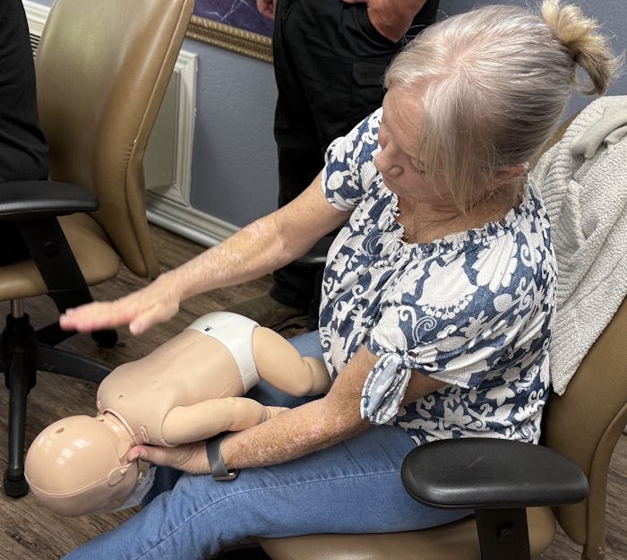 CPR Staff Training at Randy Sams Outreach Shelter in Texarkana
